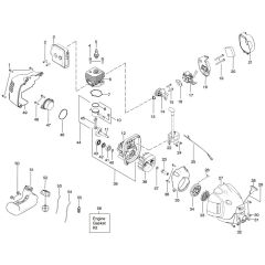 McCulloch TRIM MAC ST PLUS - 2010-03 - Engine (1) Parts Diagram