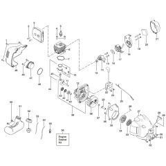 McCulloch TRIM MAC ST PLUS - 2010-03 - Engine (2) Parts Diagram