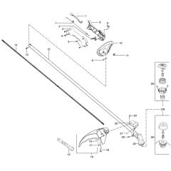 McCulloch TRIM MAC ST PLUS - 2010-03 - Shaft & Handle (2) Parts Diagram