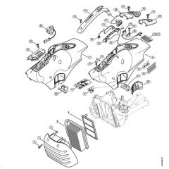 TS410 J-Air Filter, Shroud Assembly