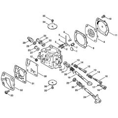 Stihl TS510 - Carburetor Hs-277 - Parts Diagram