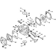 Stihl TS760 - Carburetor Hs-212 - Parts Diagram