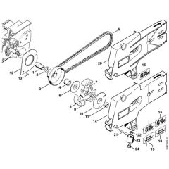 Stihl TS760 - Coupling, Cast Arm - Parts Diagram