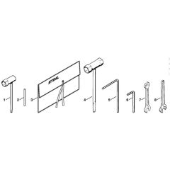 Stihl TS760 - Tools - Parts Diagram
