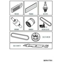 Husqvarna Ts 142Tx - Frequently Used Parts