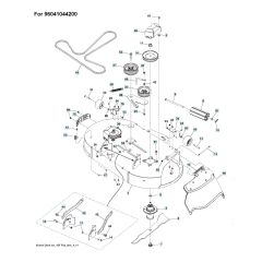 Husqvarna Ts 242D - Mower Deck & Cutting Deck