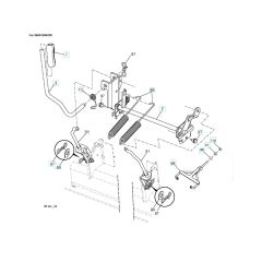 Husqvarna Ts 242D - Mower Lift Lever