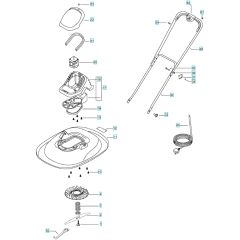 Flymo Turbo Lite 400 UK - 2019-01 - Lawn Mower Main Assembly
