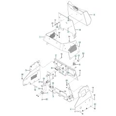 Husqvarna V554 - Chassis Upper