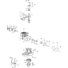 McCulloch VIRGINIA MH 542 - VIRGINIA MH 555 - 2007-04 - Engine Parts Diagram