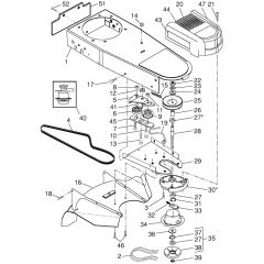McCulloch WT420 - 96171000300 - 2012-11 - Cover Parts Diagram