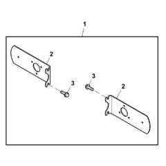 John Deere X948 - PC13378 - Reflector Mounting - ST1013248