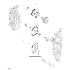 John Deere X948 - PC13378 - Pto Gear - ST747124