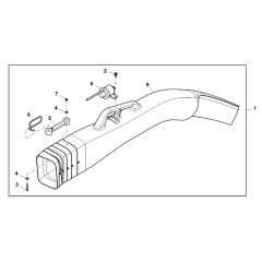John Deere X948 - PC13378 - Powerflow Chute - ST846584