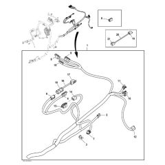 John Deere X948 - PC13378 - Chassis Wiring (3/3) - ST905682