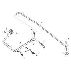 John Deere X948 - PC13378 - Differential Lock - ST905735