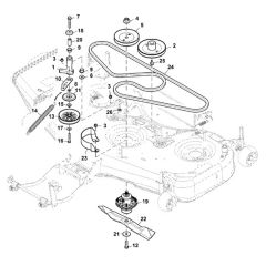 John Deere X948 - PC13378 - Belt Drive - ST905757