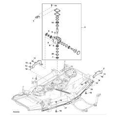 John Deere X948 - PC13378 - Gear Box - ST905760