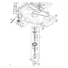 John Deere X948 - PC13378 - Belt Drive ( - 070000) - ST905776