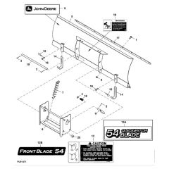 John Deere X948 - PC13378 - Front Blade - ST905791