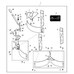 John Deere X948 - PC13378 - Mulchcontrol™ Attachment - ST905826