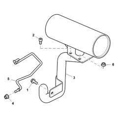 John Deere X948 - PC13378 - Muffler - ST905860