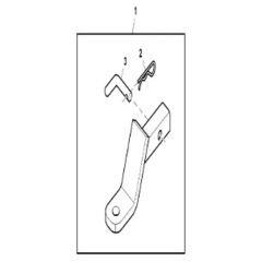 John Deere X948 - PC13378 - Drawbar Kit - ST906125
