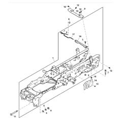 John Deere X948 - PC13378 - Frame - ST906685
