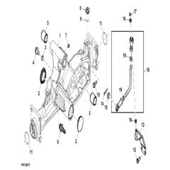 John Deere X948 - PC13378 - Front Axle - ST906710