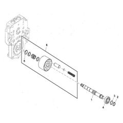 John Deere X948 - PC13378 - Motor Shaft - ST906932