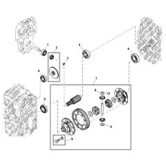 John Deere X948 - PC13378 - Differential - ST906940