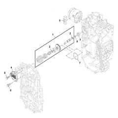 John Deere X948 - PC13378 - Pto Brake - ST906951