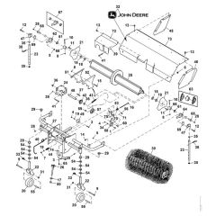 John Deere X948 - PC13378 - Rotary Broom (1/2) - ST907327