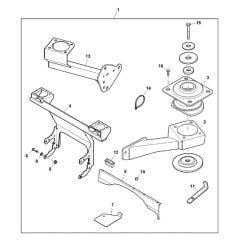 John Deere X948 - PC13378 - Cab Mounting - ST913511