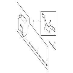 John Deere X948 - PC13378 - Washer Tank - ST918810