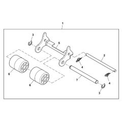 John Deere X948 - PC13378 - Roller Kit ( - 060000) - ST919230