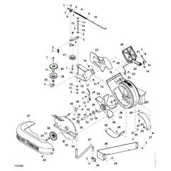 John Deere X948 - PC13378 - Blower Housing ( - 070000) - ST928558