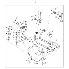 John Deere X948 - PC13378 - Hydraulic Mulch (070001 - ) - ST942727
