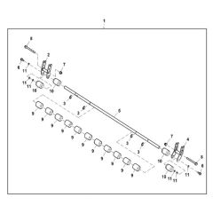 John Deere X948 - PC13378 - Roller Striping (070001 - ) - ST943828