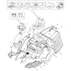 Cobra XE966HDB - Tractor Body Diagram