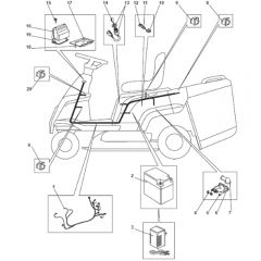 Cobra XE966HDB - Tractor Electric Start Diagram