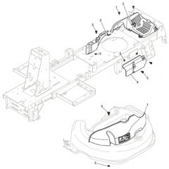 Cobra XE966HDB - Tractor Guards Diagram