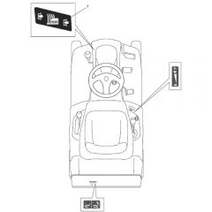 Cobra XE966HDB - Tractor Labels Diagram