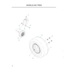 Husqvarna Z4218 - Wheels & Tyres