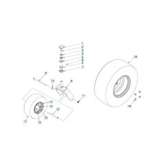 Husqvarna Z460 - Wheels & Tyres