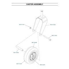 Husqvarna Z4822 - Casters