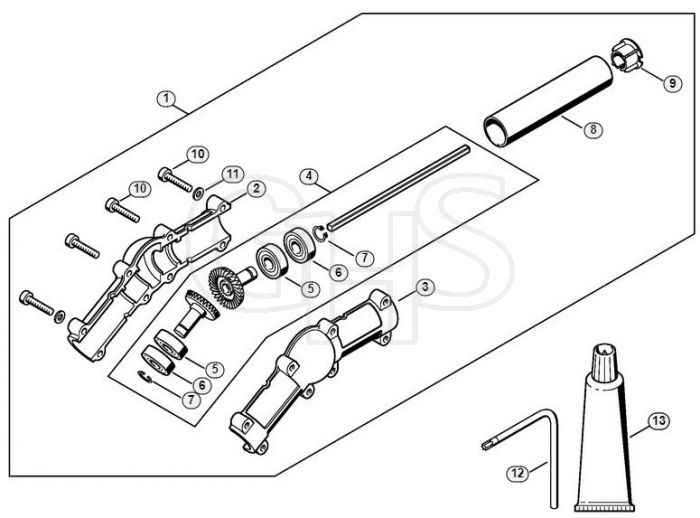 Genuine Stihl HT100 / M - Angle drive