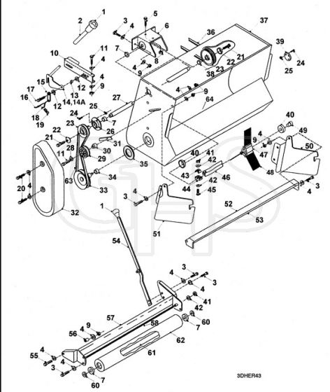 Hayter 18-42 Ride On Tractor - H1842 - Powered Grass Collector `94-`95