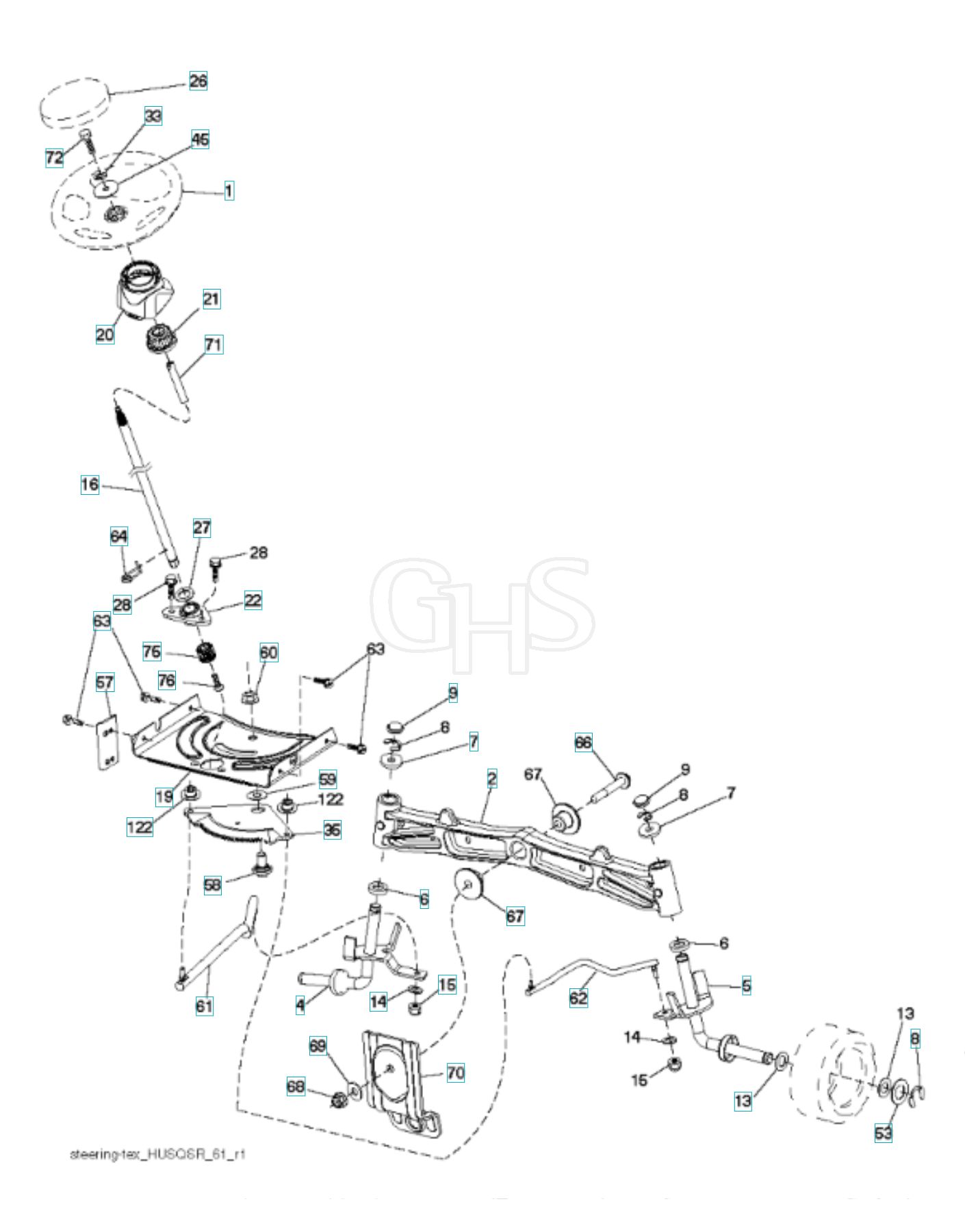 Husqvarna Cth 174 Steering GHS — free download