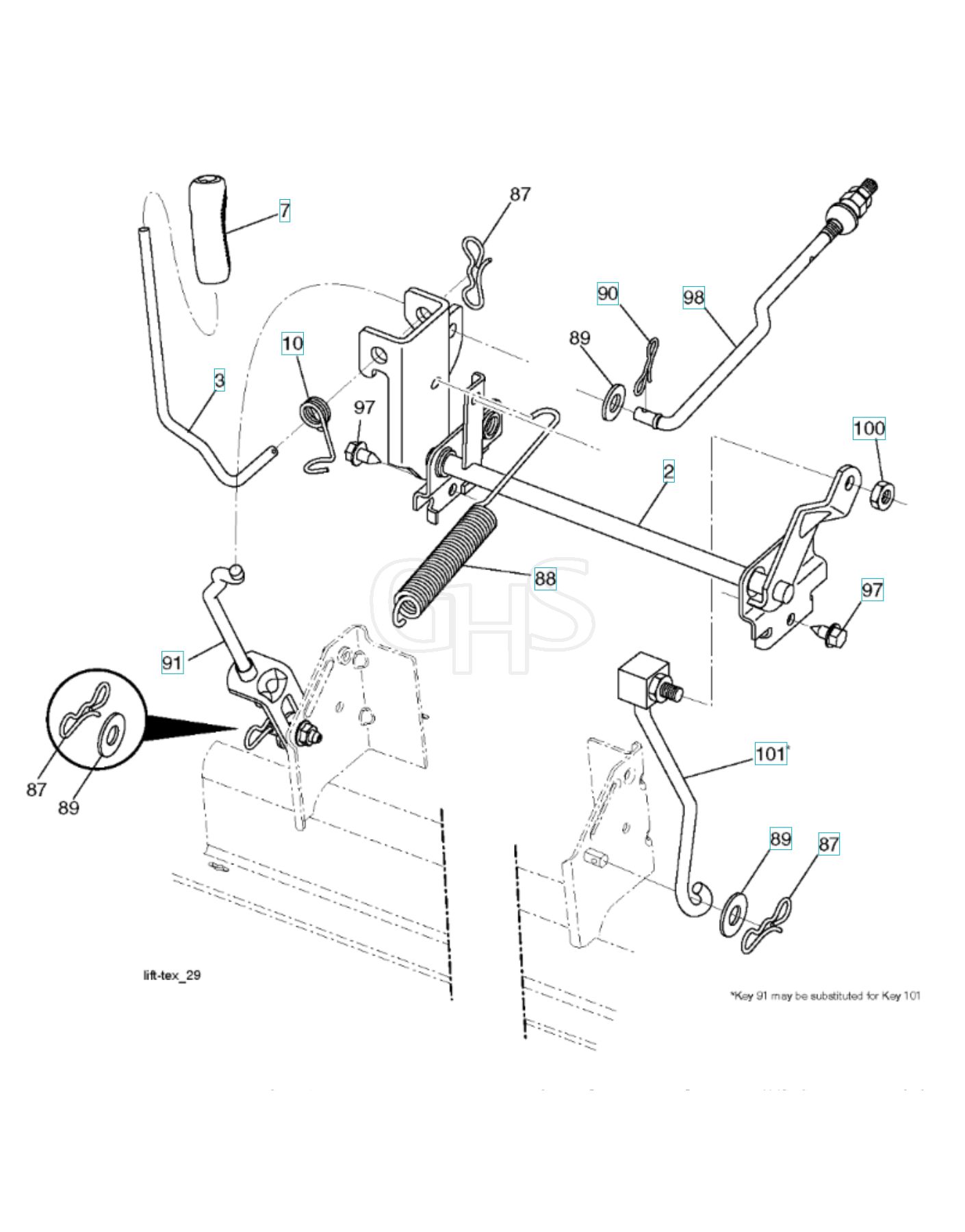 2-Pack Hi-Lift Mower Blades For Husqvarna LTH152, LTH1542 & More – 42" Deck, 5-Point Star